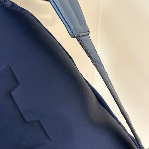 Stella McCartney Blue 'falabella Go' Satin Backpack - Picture 11 of 13